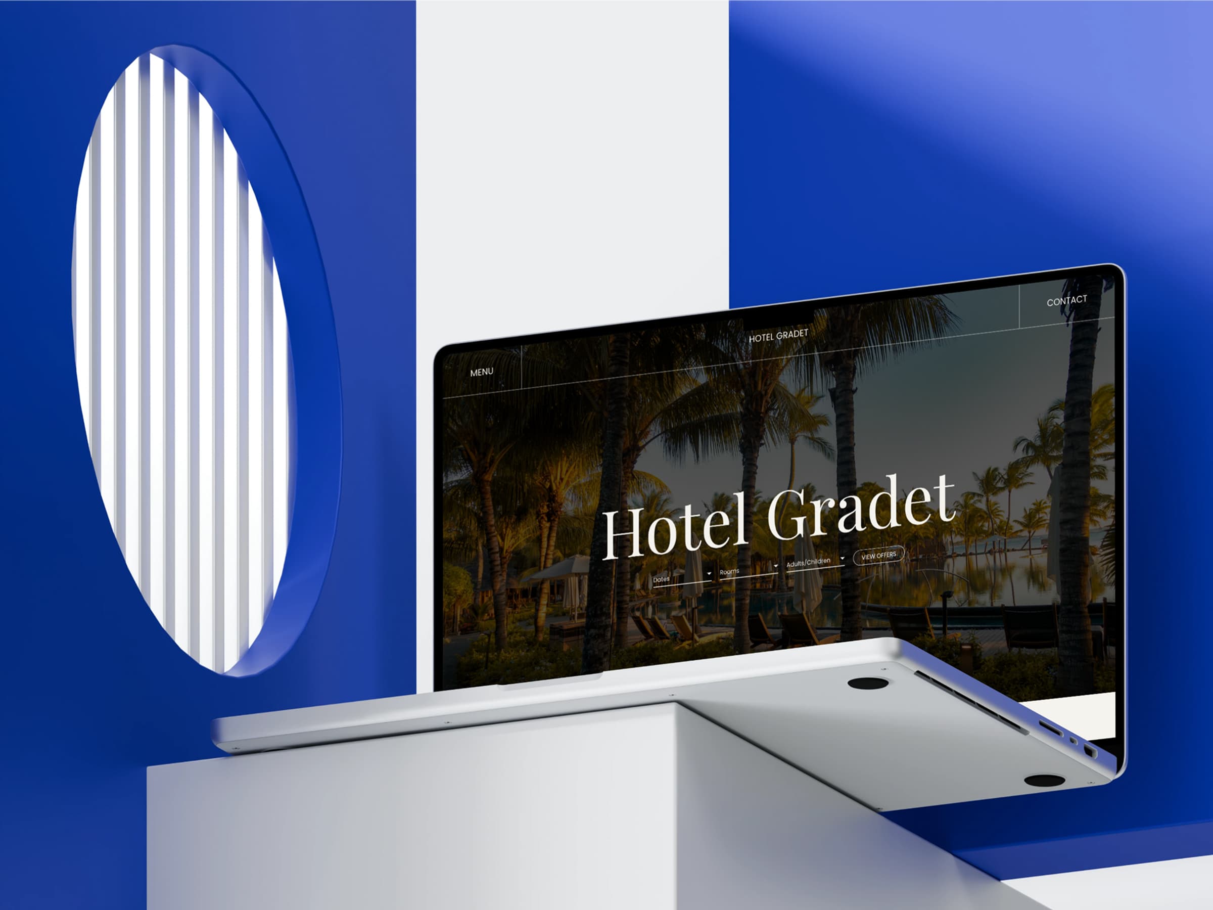 Hotel Gradet visual identity